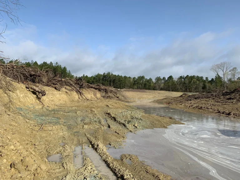 Land clearing and drainage.